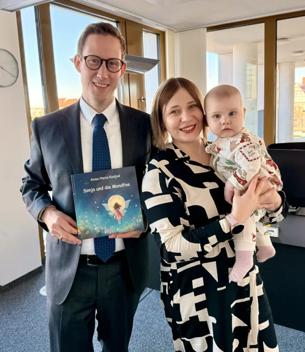 Anna-Mariia Kostiuk mit OB Tobias Degode