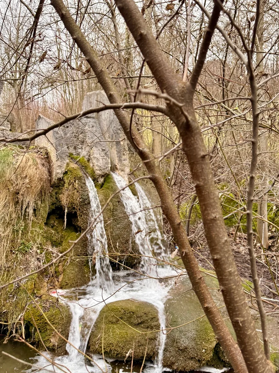 Wasserfall im Leonberger Stadtpark